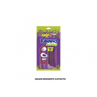 BALA - RICLAN - 70g TUBINHO GO JELLY UVA ACIDO